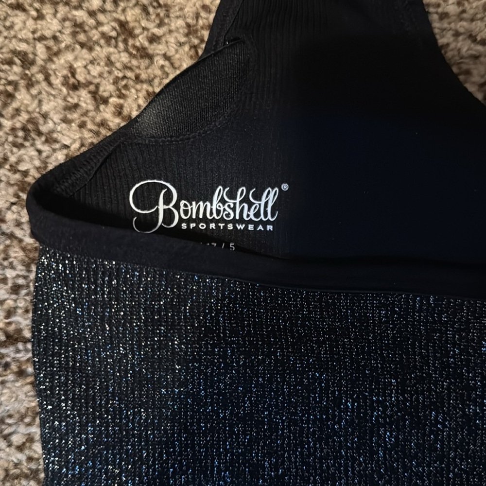 Black Glitter Bralette - Picture 3 of 4